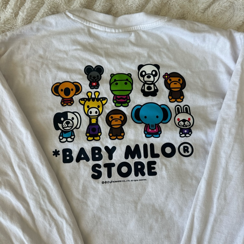 Authentic Bape Baby Milo Store shirt